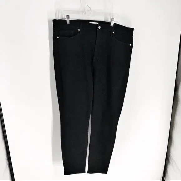 Good American Good Legs Black Jeans Plus Size 24 - Picture 6 of 8